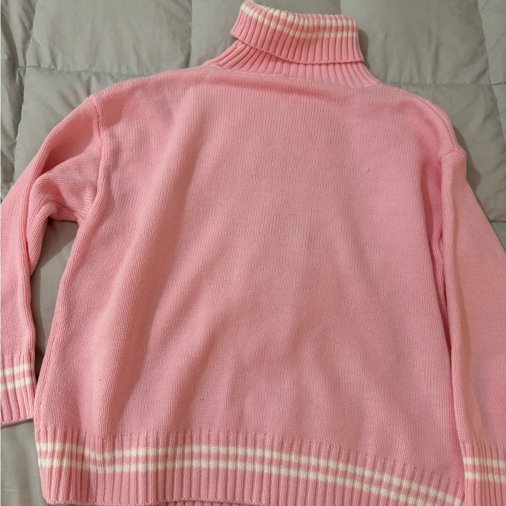 Brand new Strawberry Milk pattern sweater pink and white size M - Picture 6 of 6